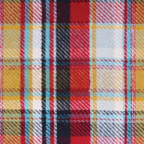Default Royal Plaid in Berry Pie (Twill) - Highland Flannel - Art Gallery Fabrics