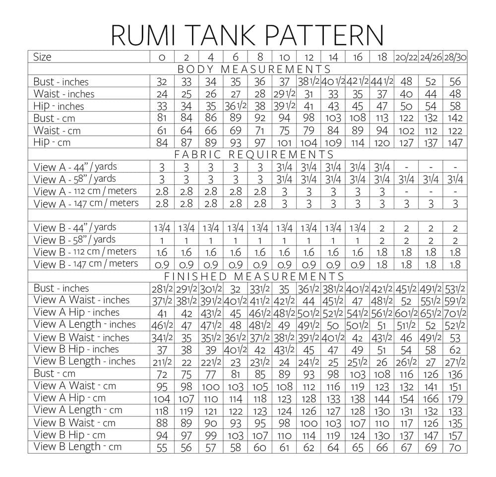 Rumi Tank - Christine Haynes - Sizes 0-30