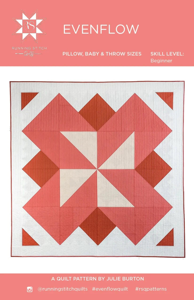 Default Running Stitch Quilts Pattern by Julie Burton - Evenflow