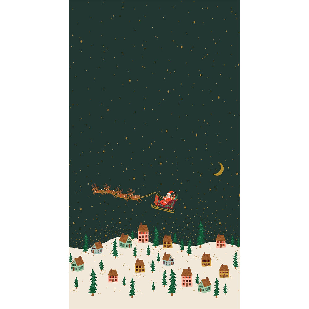 Default Santa's Sleigh in Evergreen MET - Holiday Classics - Rifle Paper Co.