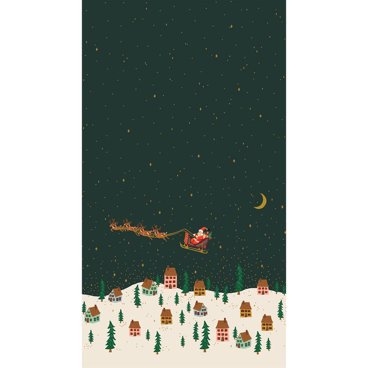 Default Santa's Sleigh in Evergreen MET - Holiday Classics - Rifle Paper Co.