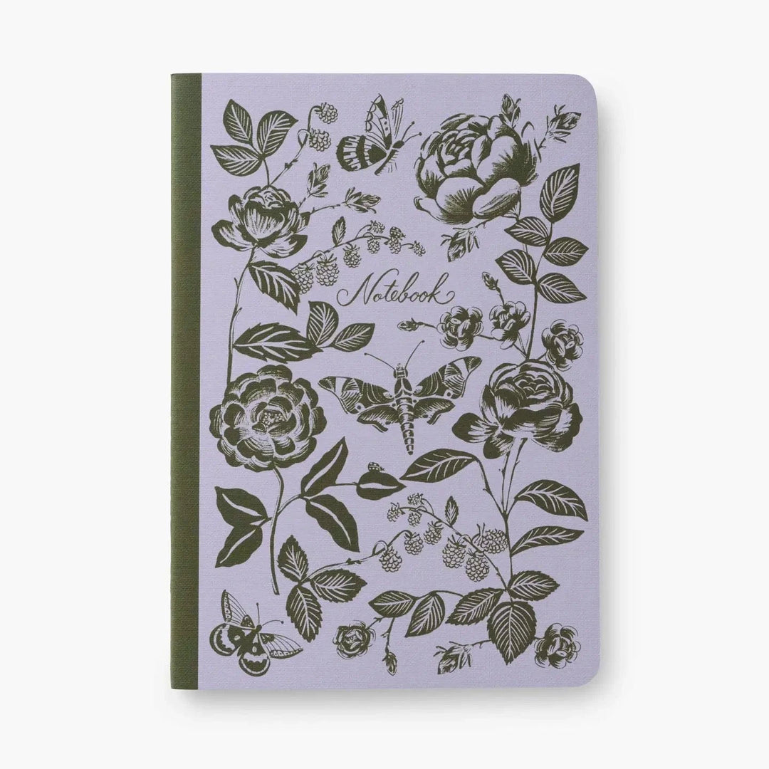 Default Set of 3 Notebooks - English Rose - Rifle Paper Co.