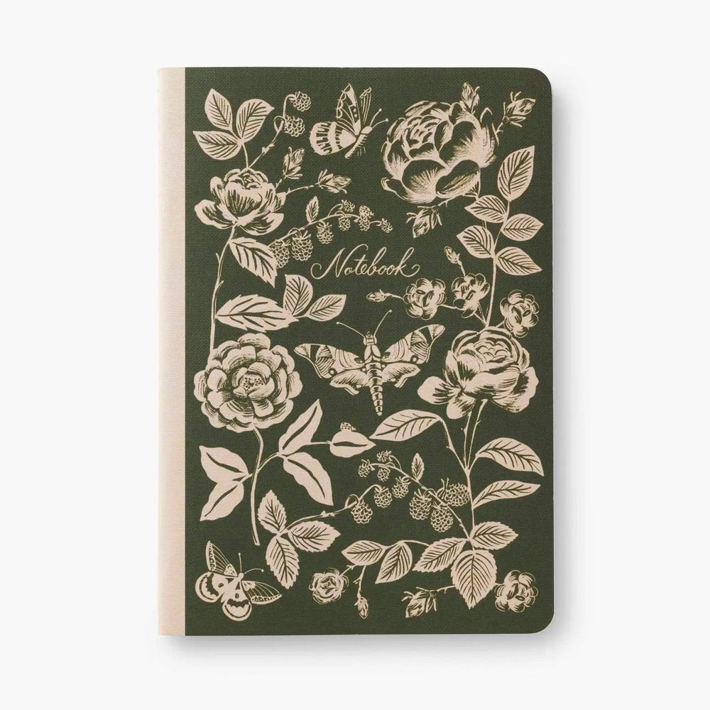 Default Set of 3 Notebooks - English Rose - Rifle Paper Co.