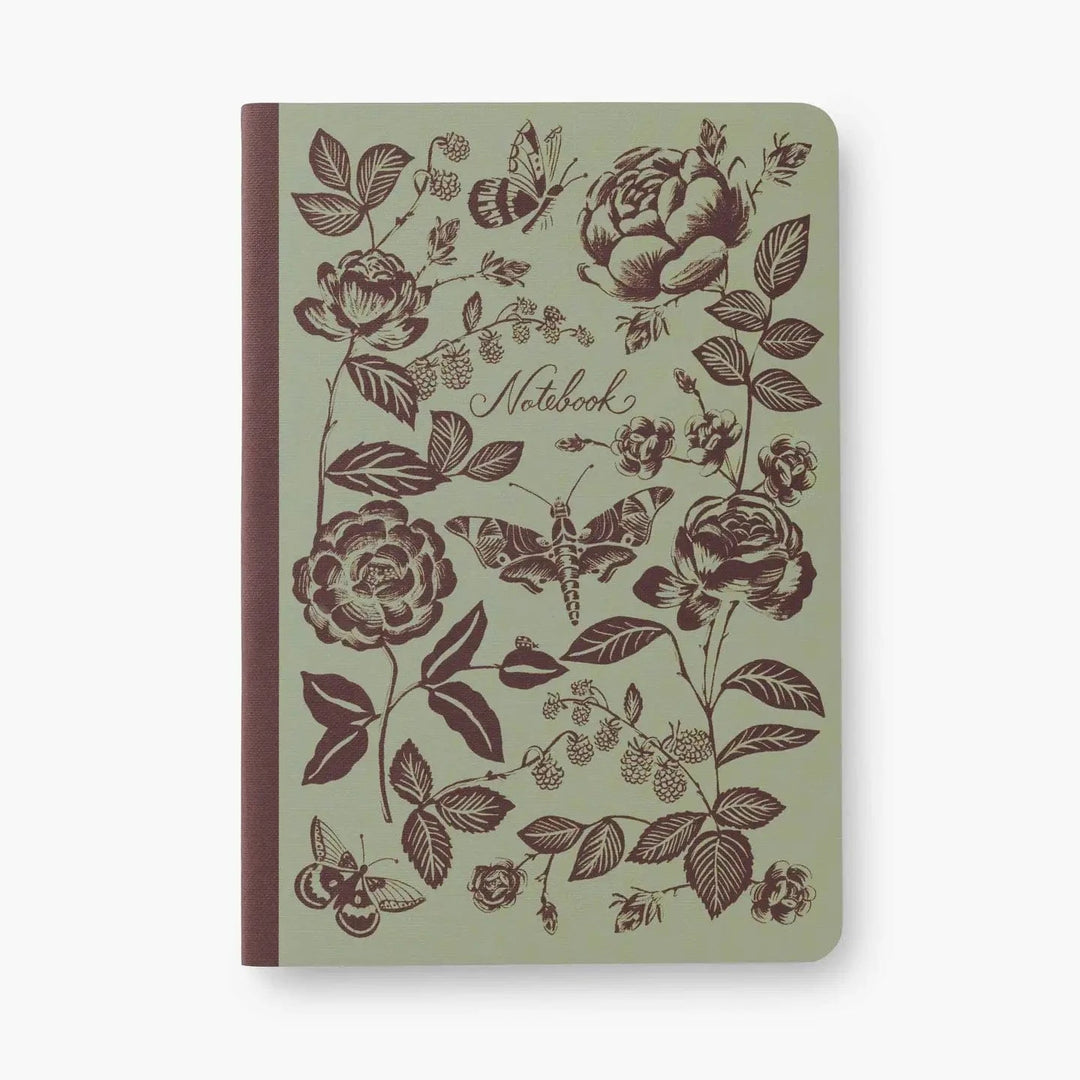 Default Set of 3 Notebooks - English Rose - Rifle Paper Co.