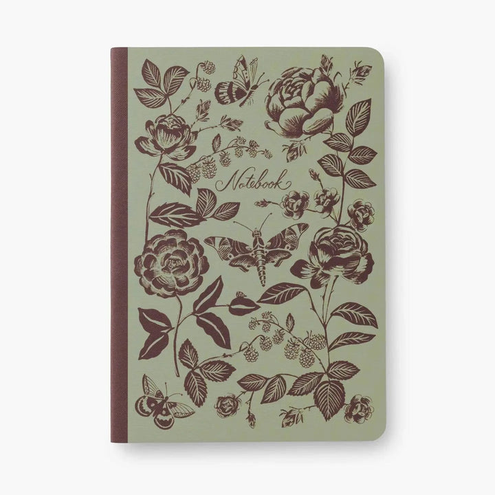 Default Set of 3 Notebooks - English Rose - Rifle Paper Co.
