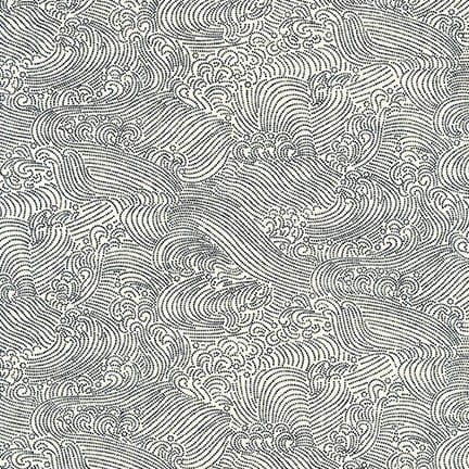 Sevenberry - Nara Homespun Pattern D2 - in White