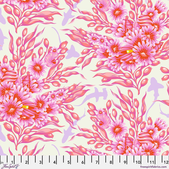 Default Shadow Sharks in Delphine - Floral Reef - Tula Pink