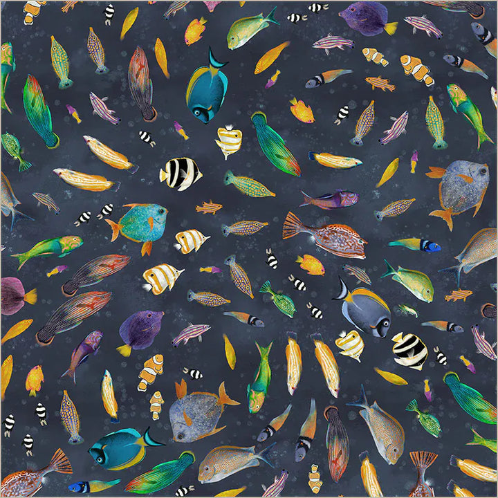 Default Shoal of Fish in Deep Blue - Deep Blue