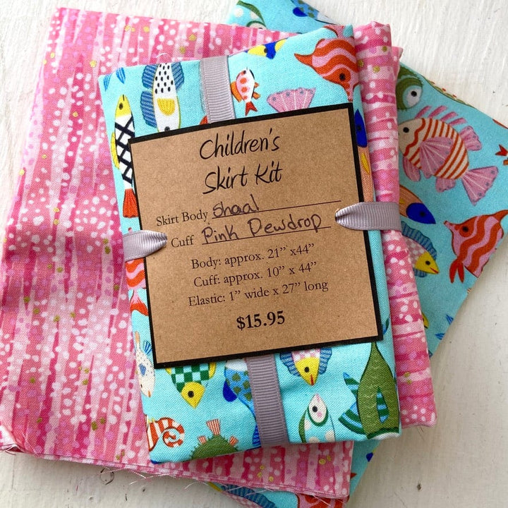 Default Shoal with Pink Dewdrop - Child's Skirt Kit 2024