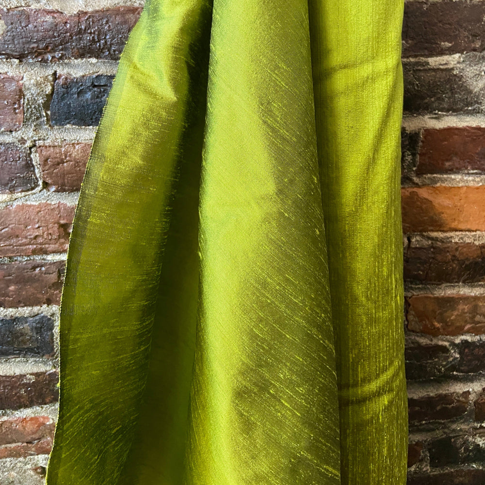 Shoreline Silk in Chartreuse - 44"/45" Wide