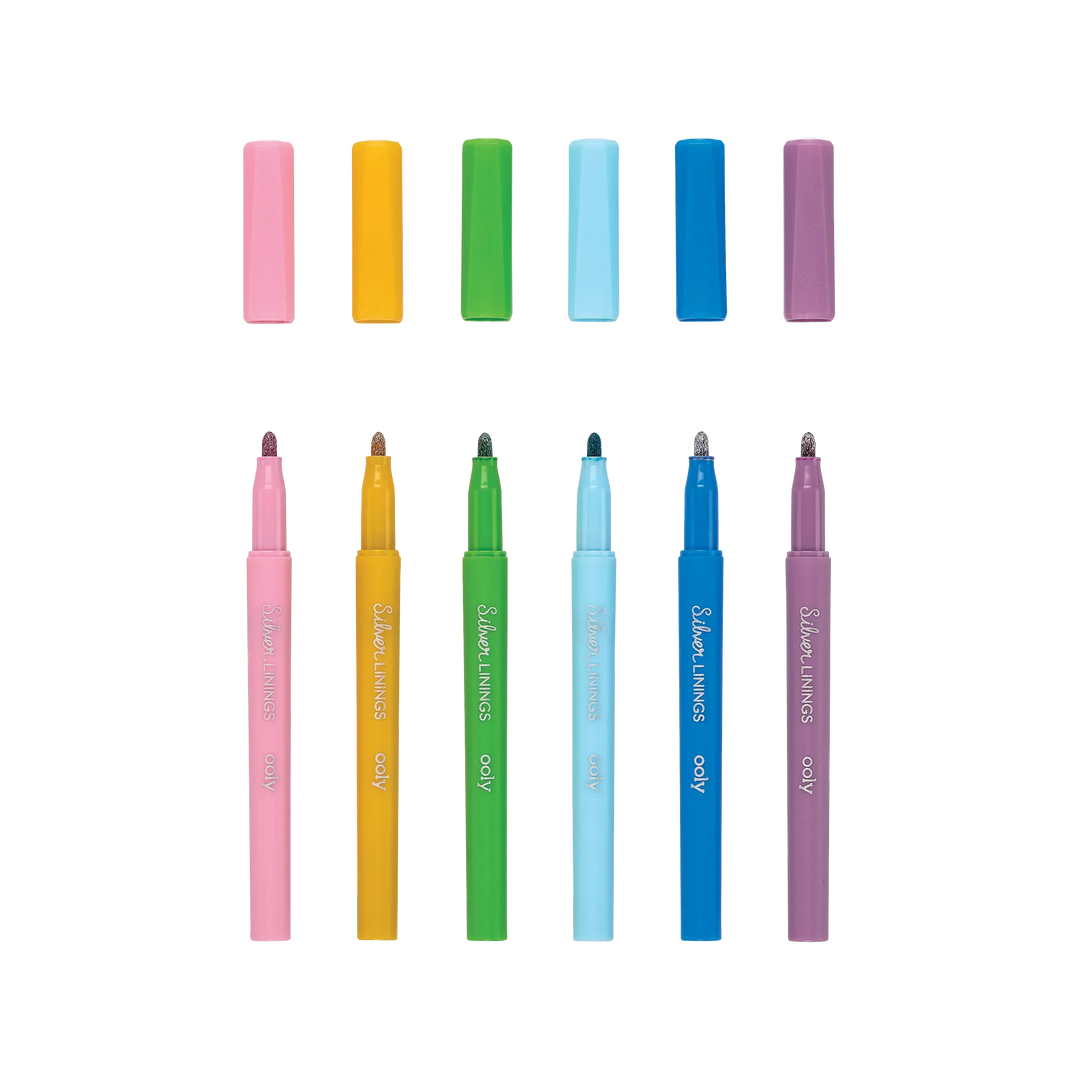 Default Silver Linings Marker - Set of 6 Markers - by Ooly