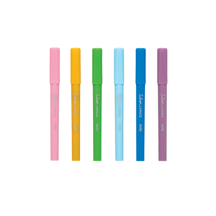 Default Silver Linings Marker - Set of 6 Markers - by Ooly