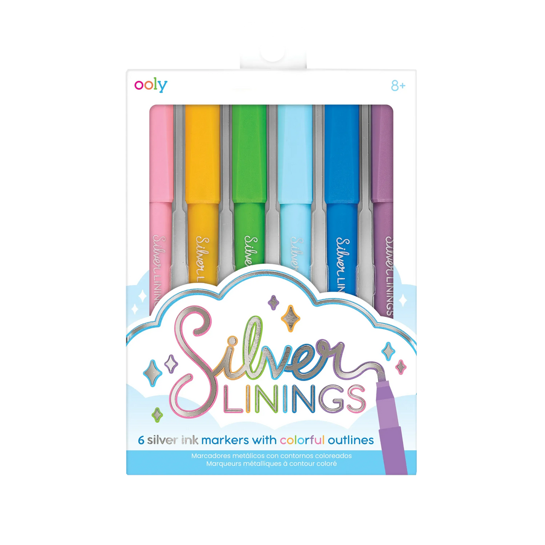 Default Silver Linings Marker - Set of 6 Markers - by Ooly