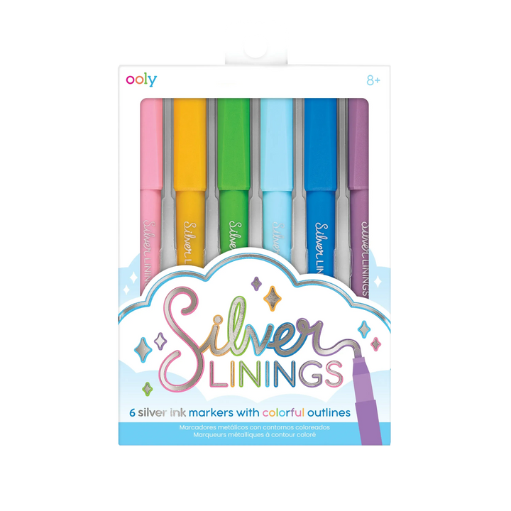 Default Silver Linings Marker - Set of 6 Markers - by Ooly