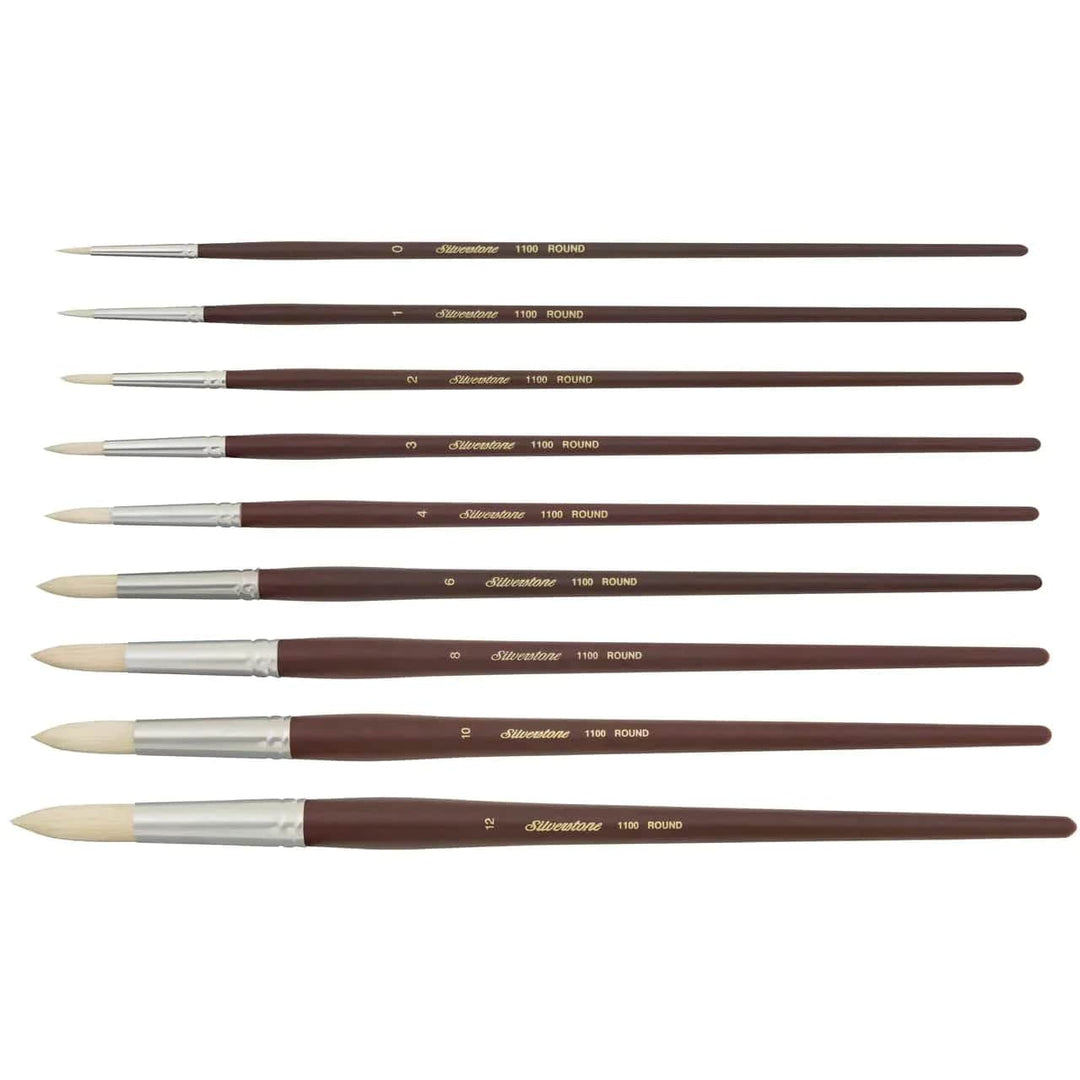 Ultra Mini® Designer Round 6 Short Handled Brush – Fiddlehead Artisan Supply