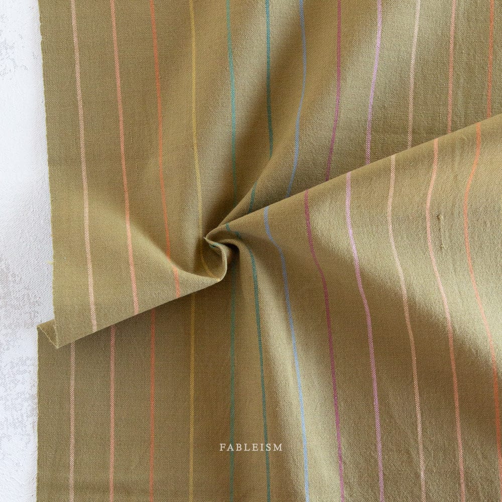 Default Skinny Stripe in Clover - Lucky Loom - Fableism