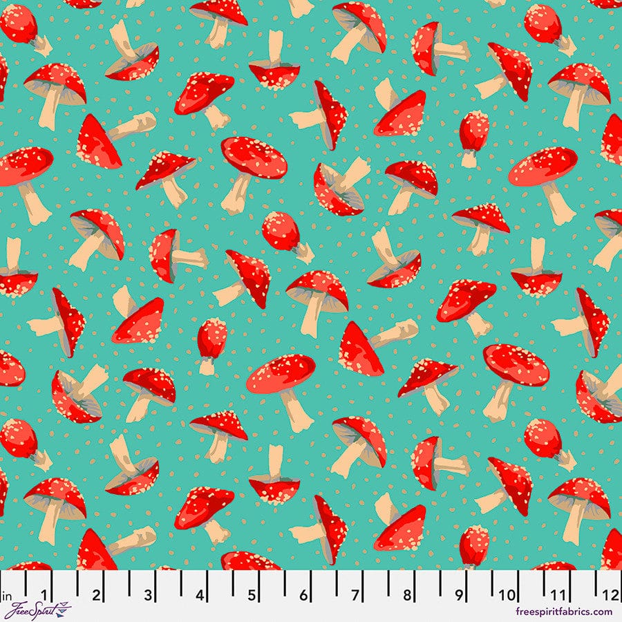 Default Small Toadstool in Aqua - Forage - Martha Negley