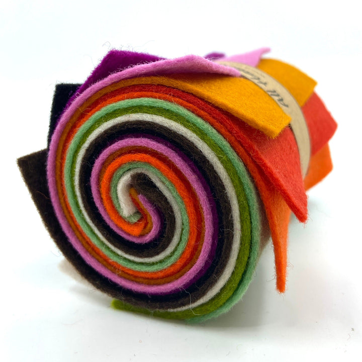 Default Small Wool Felt Roll - All Hallows' Eve