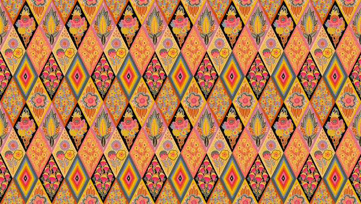 Default Socialite in Honey - Shooting Star - Anna Maria Textiles