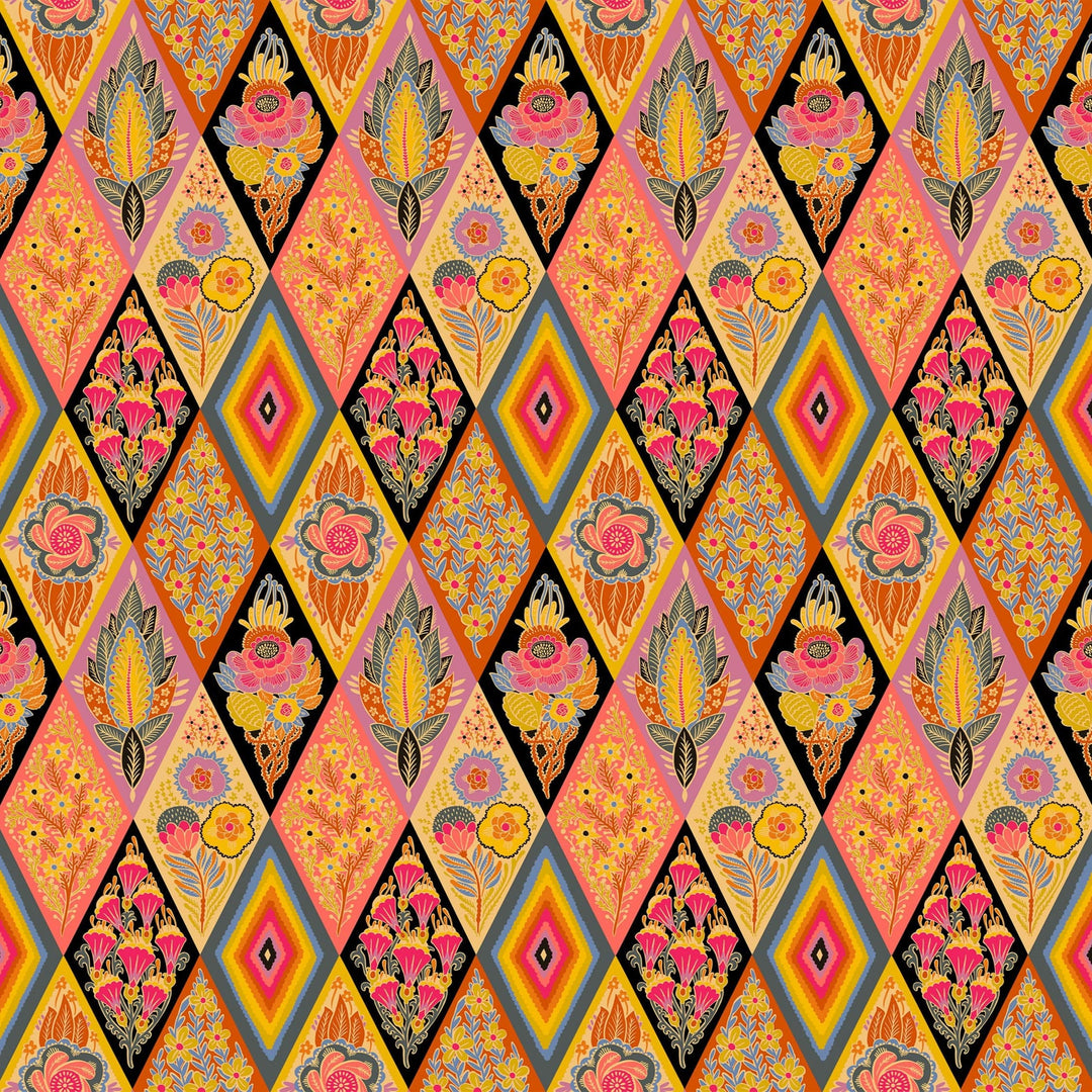 Default Socialite in Honey - Shooting Star - Anna Maria Textiles