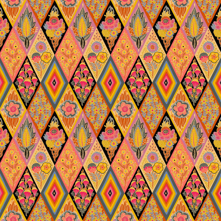 Default Socialite in Honey - Shooting Star - Anna Maria Textiles