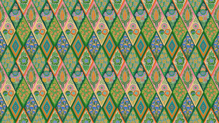 Default Socialite in Jade - Shooting Star - Anna Maria Textiles