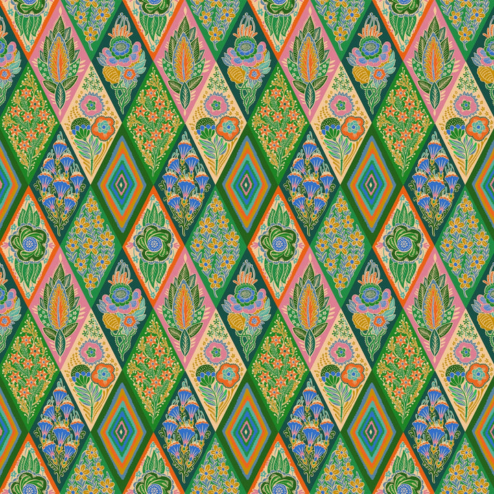 Default Socialite in Jade - Shooting Star - Anna Maria Textiles