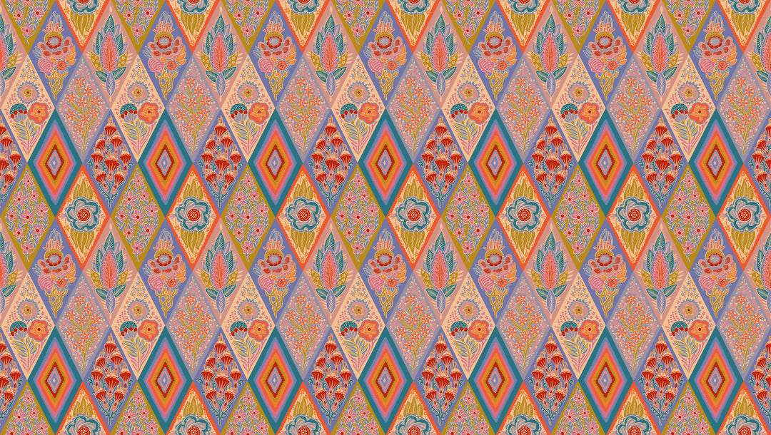 Default Socialite in Periwinkle - Shooting Star - Anna Maria Textiles