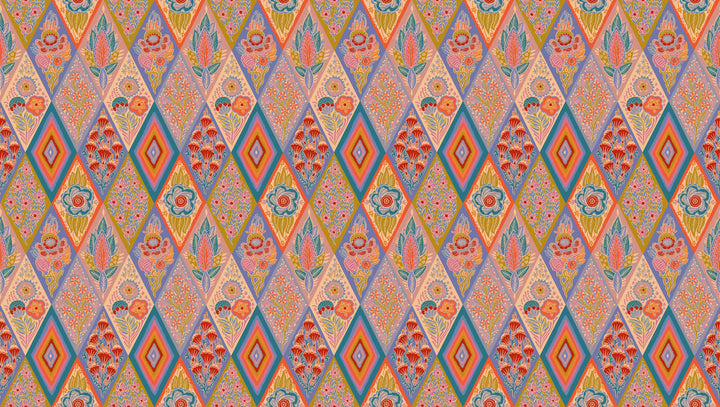 Default Socialite in Periwinkle - Shooting Star - Anna Maria Textiles