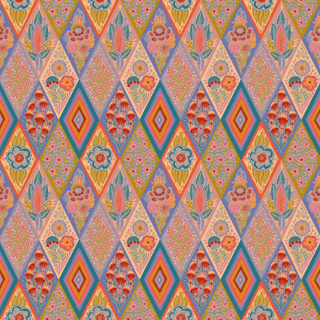 Default Socialite in Periwinkle - Shooting Star - Anna Maria Textiles
