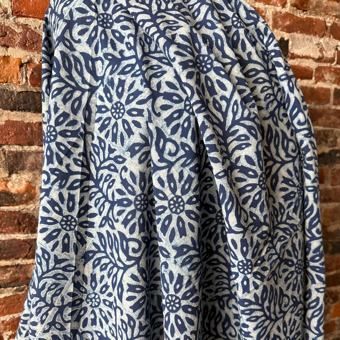 Default Solarium - Indigo Dabu Blockprint from India