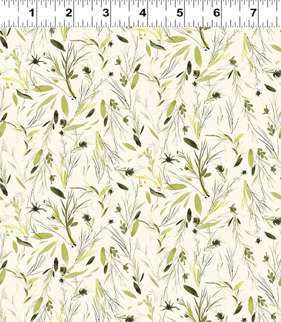 Default Sprigs in Cream - Summer Garden - Clothworks