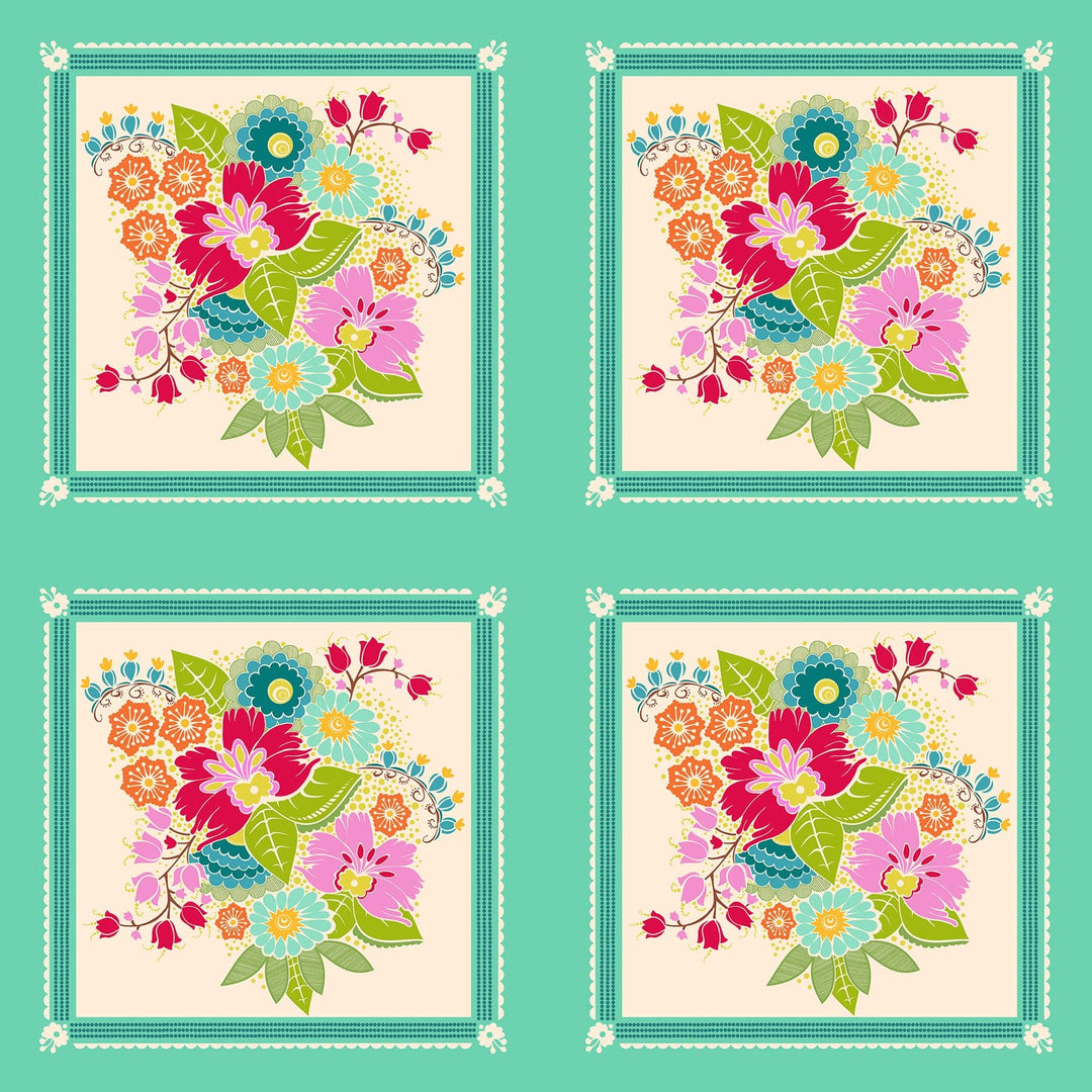 Default Square Dance in Bright - Allegory - Anna Maria Textiles