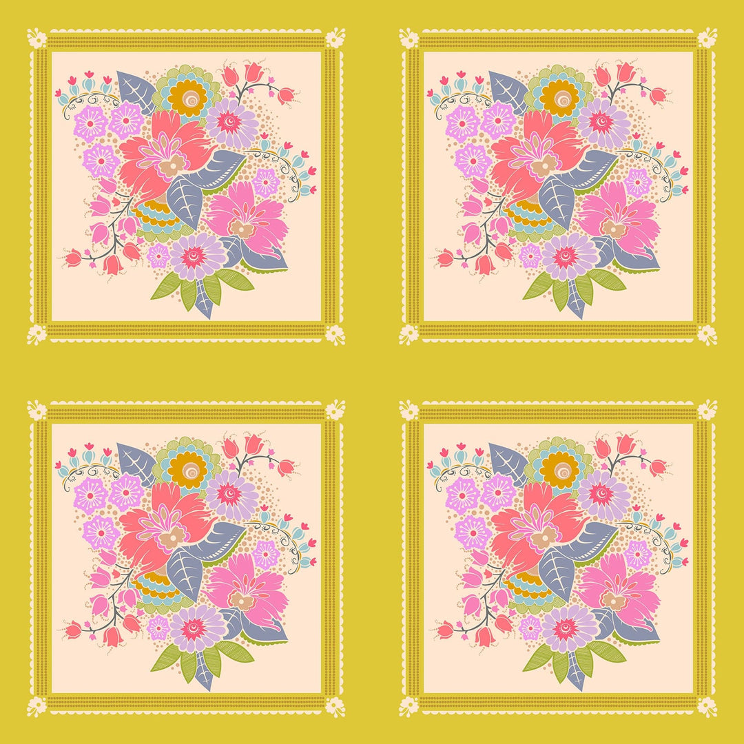 Default Square Dance in Tart - Allegory - Anna Maria Textiles