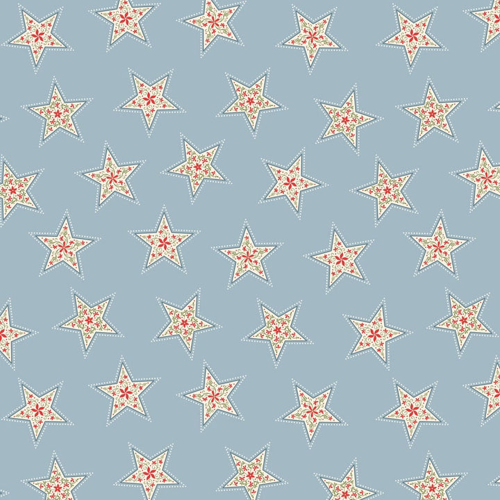 Default Stars on Light Blue - Peace and Joy - Lewis & Irene