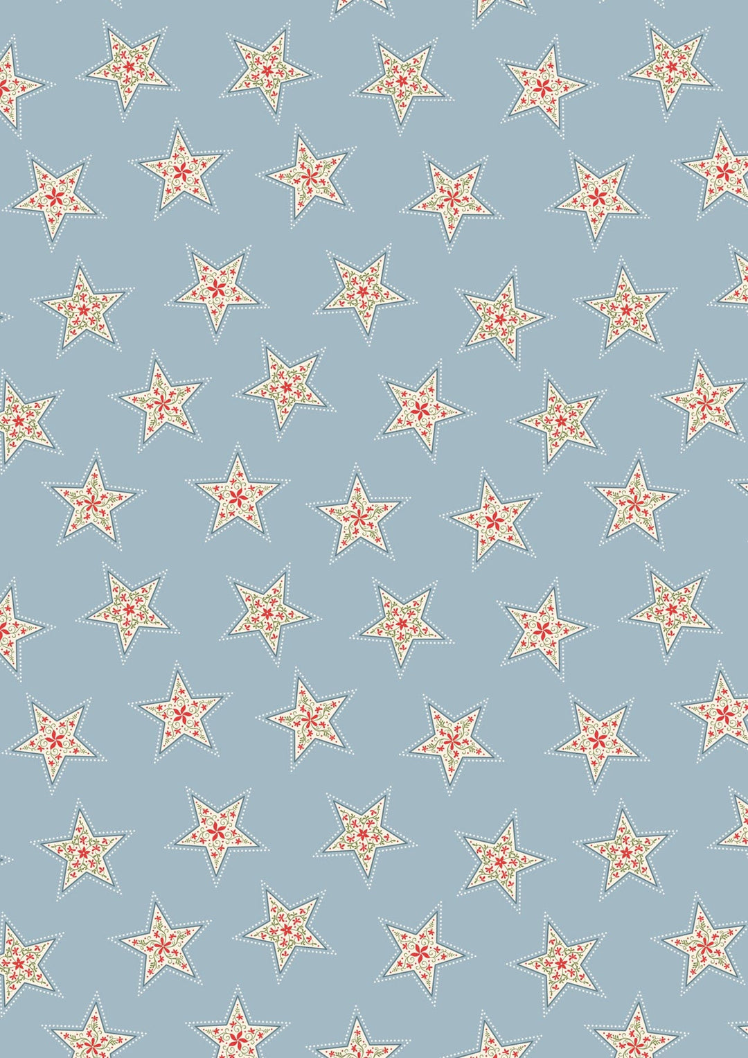 Default Stars on Light Blue - Peace and Joy - Lewis & Irene