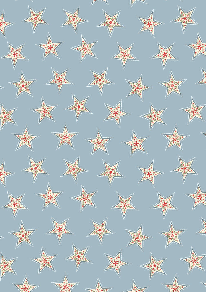 Default Stars on Light Blue - Peace and Joy - Lewis & Irene