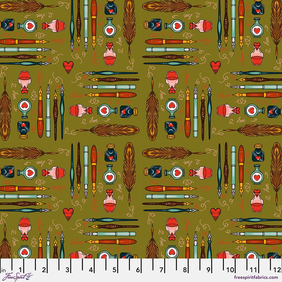 Default Stationery in Green - Love Letters - Club Hauer