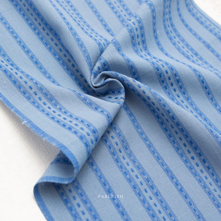 Default Stitch Stripe in Blue - Fine & Dandy - Fableism
