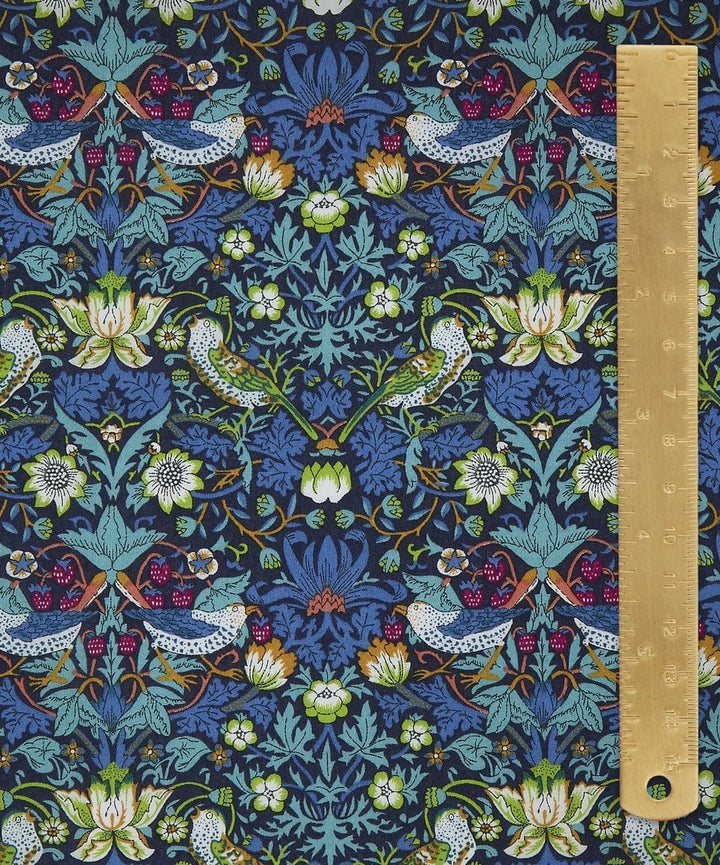 Default Strawberry Thief in Dark Blue - Liberty Tana Lawn Yardage