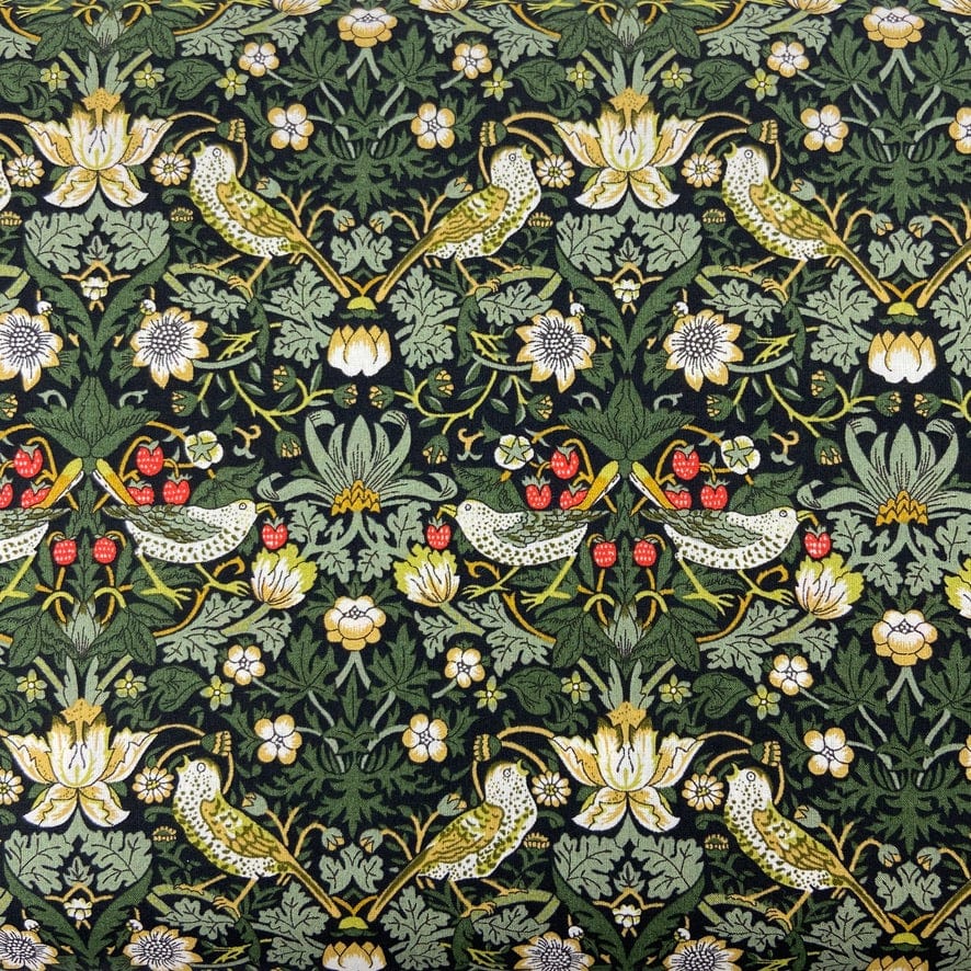 Default Strawberry Thief in Dark Green - Project Cut - Liberty Tana Lawn