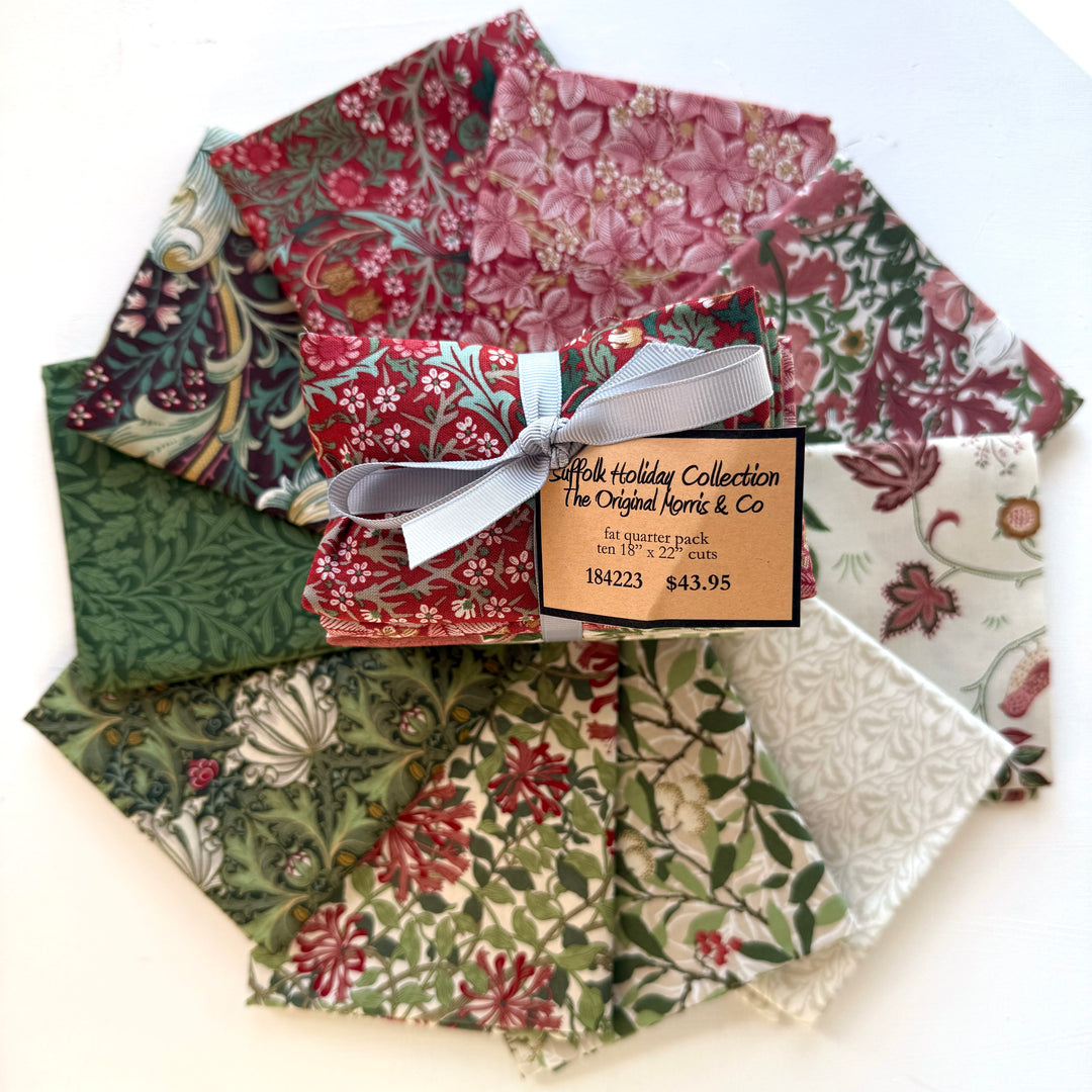 Default Suffolk Holiday FQ Bundle - The Original Morris & Co - 10 FQs