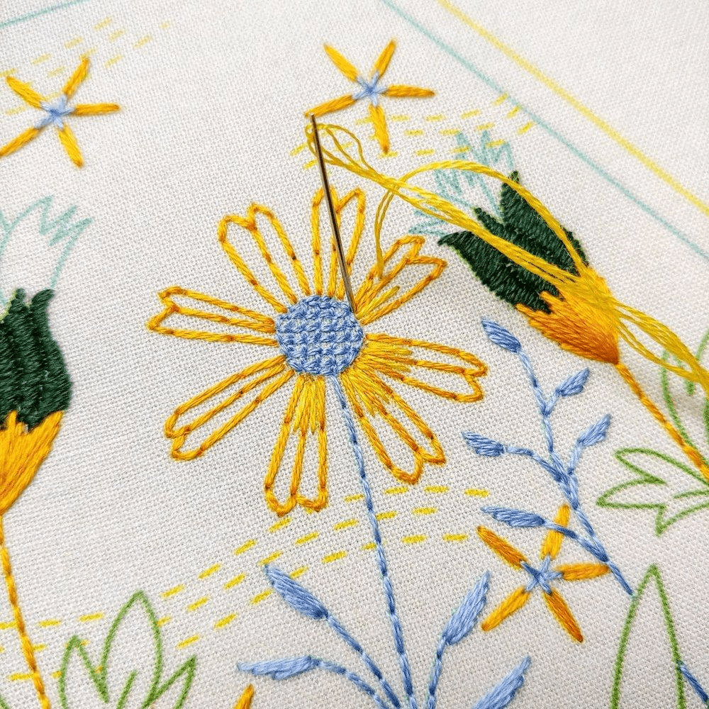 Summer Breeze Embroidery Kit - Cozyblue Handmade