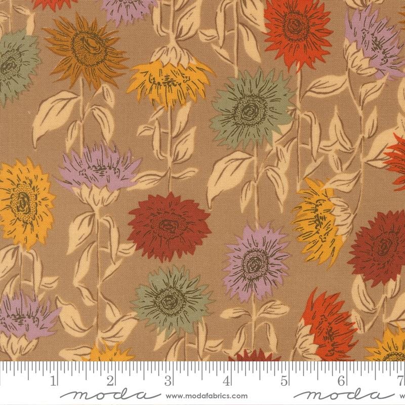 Default Sunflower Field in Oatmeal - Windfall - Fancy That Design House