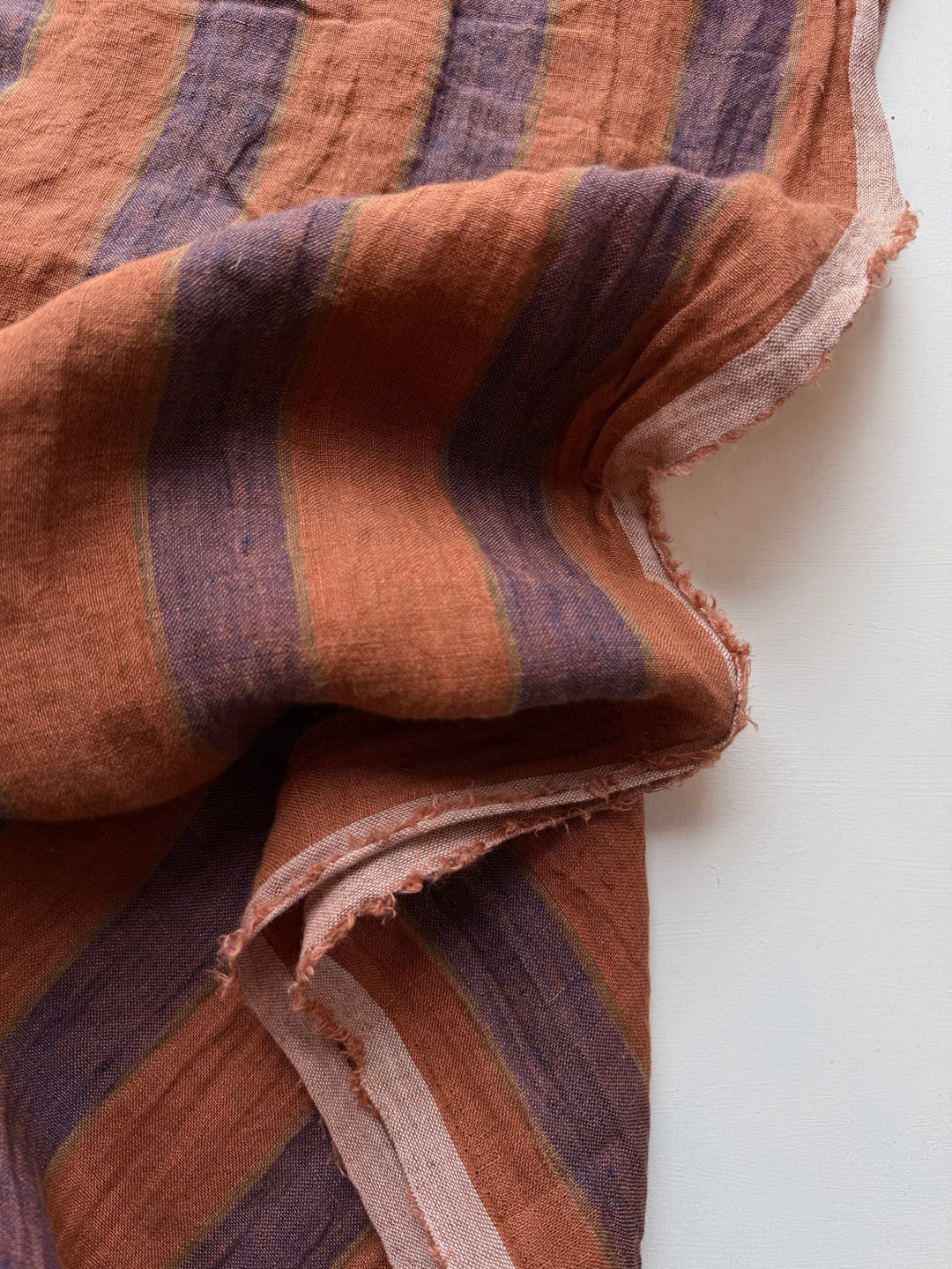 Default Sunset - Folk Fair - 100% Linen Yarn Dyed