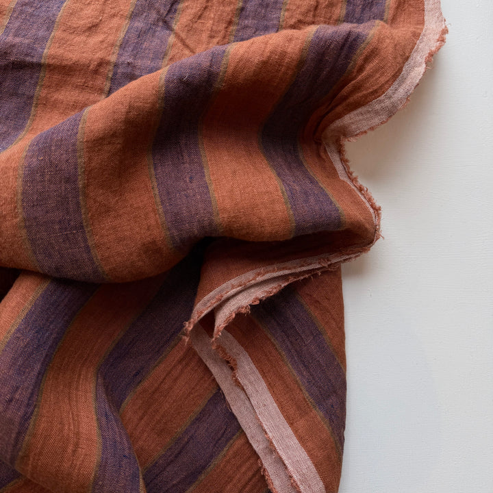 Default Sunset - Folk Fair - 100% Linen Yarn Dyed