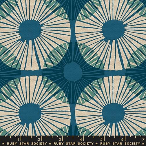 Default Superbloom in Teal CANVAS - Reimagined Landscapes - Jen Hewett for Ruby Star Society