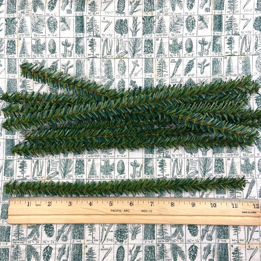 Default Ten Bendable Pine Stems - 12"