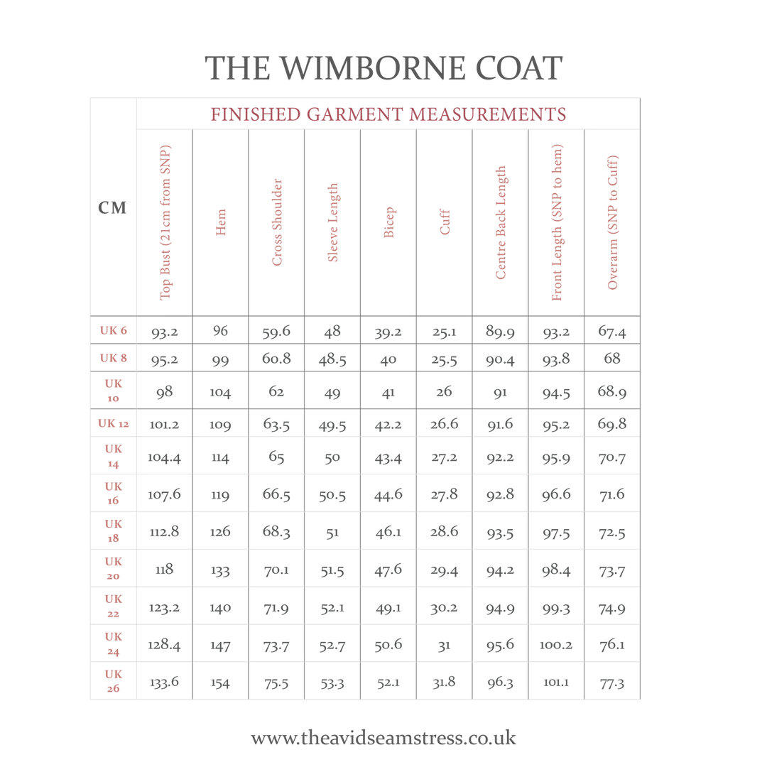 Default The Avid Seamstress Wimborne Coat - Adult Pattern