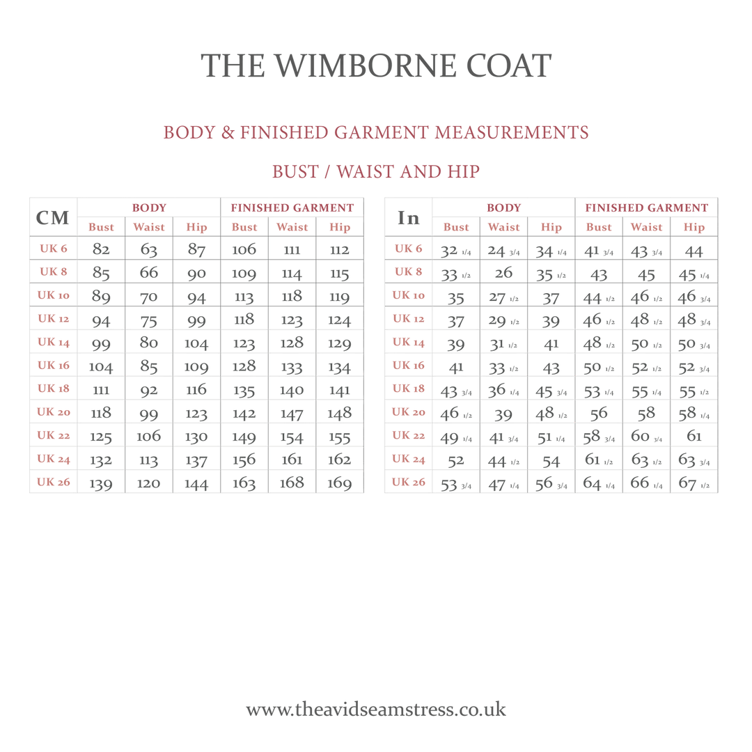 Default The Avid Seamstress Wimborne Coat - Adult Pattern